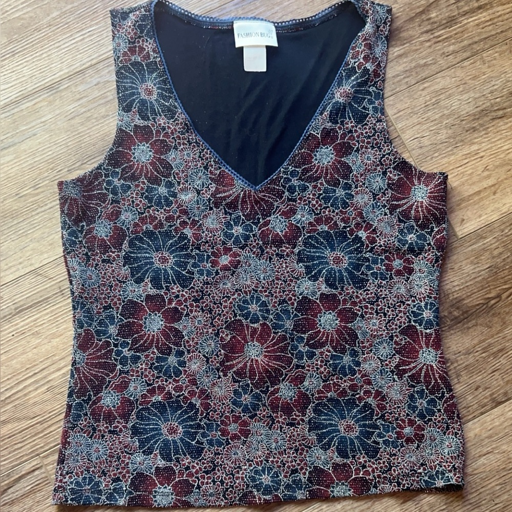 Floral textured Women's Top